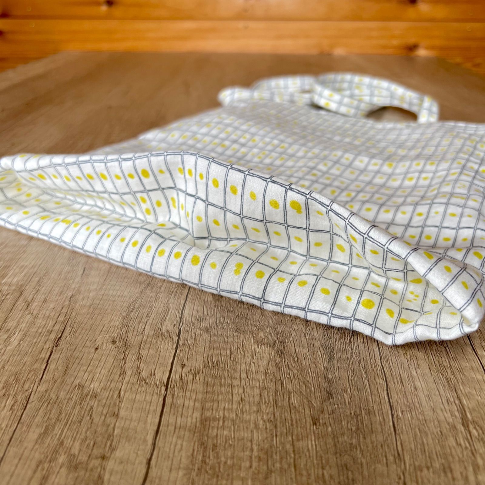 ミナペルホネンハンドメイド縦長トートバッグ - メルカリ