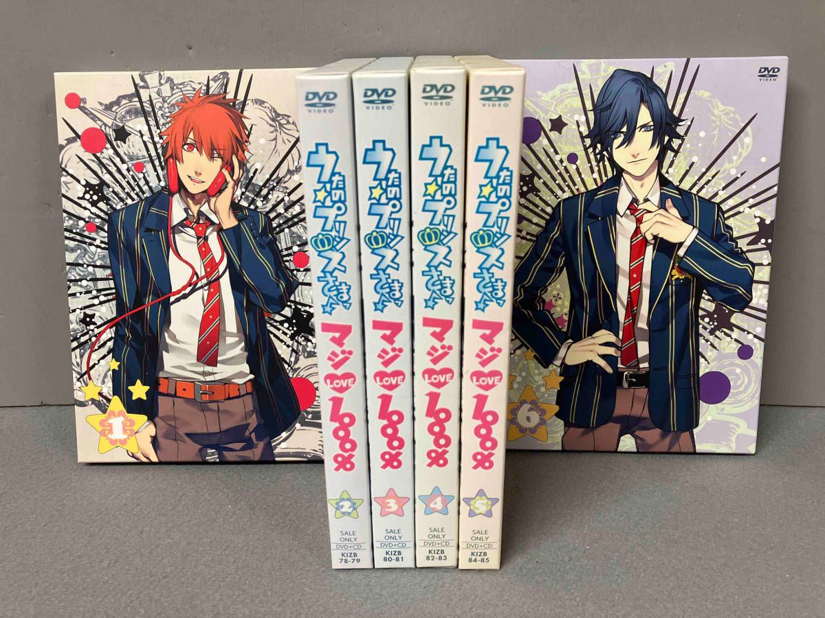 うたの☆プリンスさまっ♪マジLOVE1000％DVD 1-6巻セット限定版まとめ DVD 【※※※】[全6巻セット]うたの☆プリンスさまっ♪ マジ