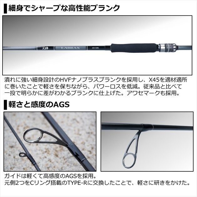 ダイワ シーバスロッド ラブラックスAGS 110MH-3・N(3ピース) 【公式通販】