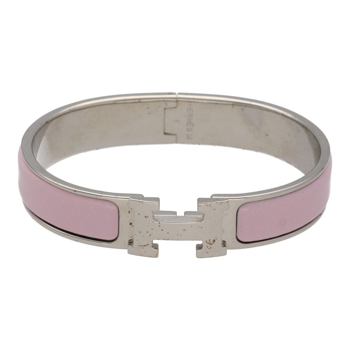 中古】 HERMES エルメス クリッククラック PM ピンク シルバー
