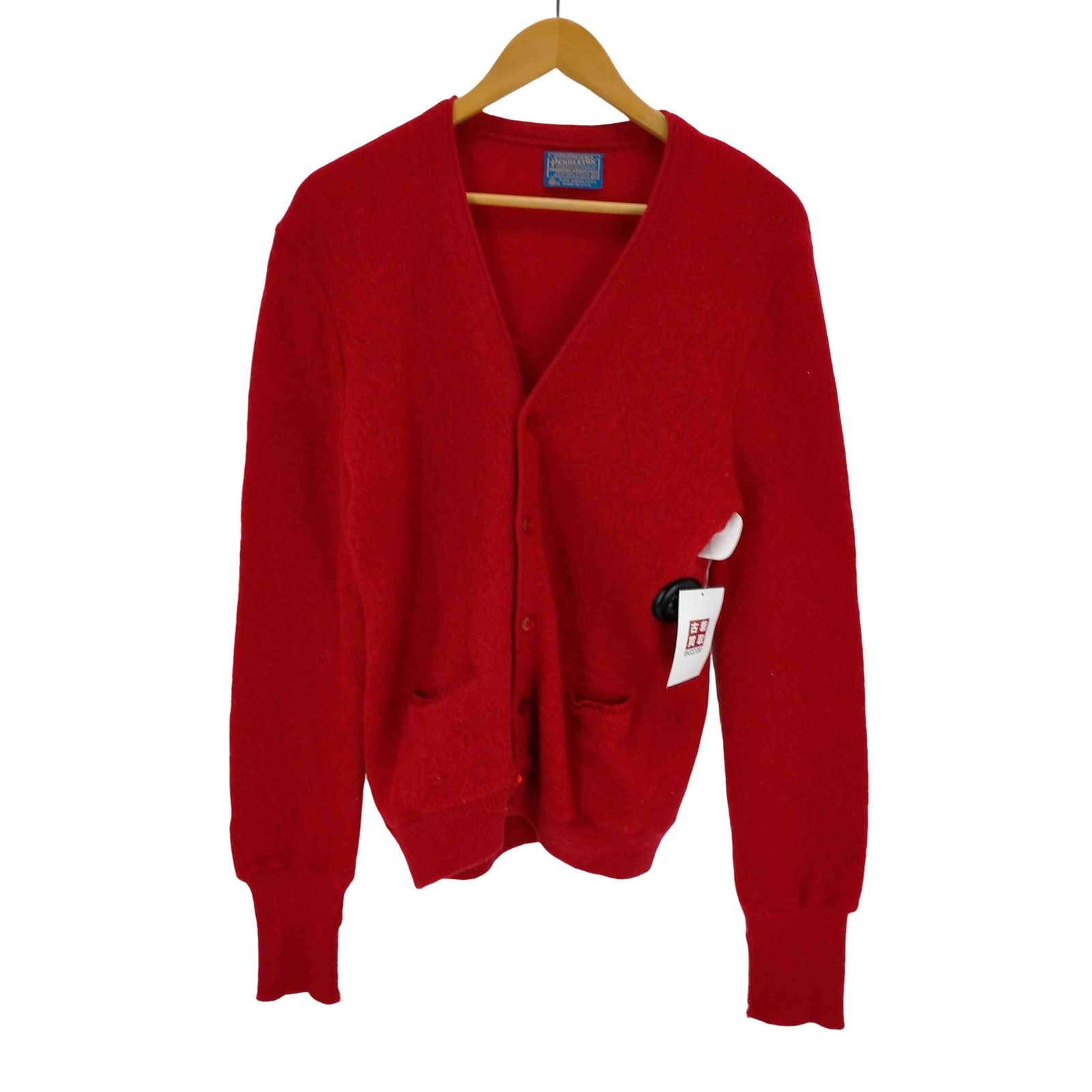 ペンドルトンPendleton ウール カーディガン アメリカ製 80's PENDLETON Plaid Wool Cardigan USA製 SIZE L 80年代 ペン