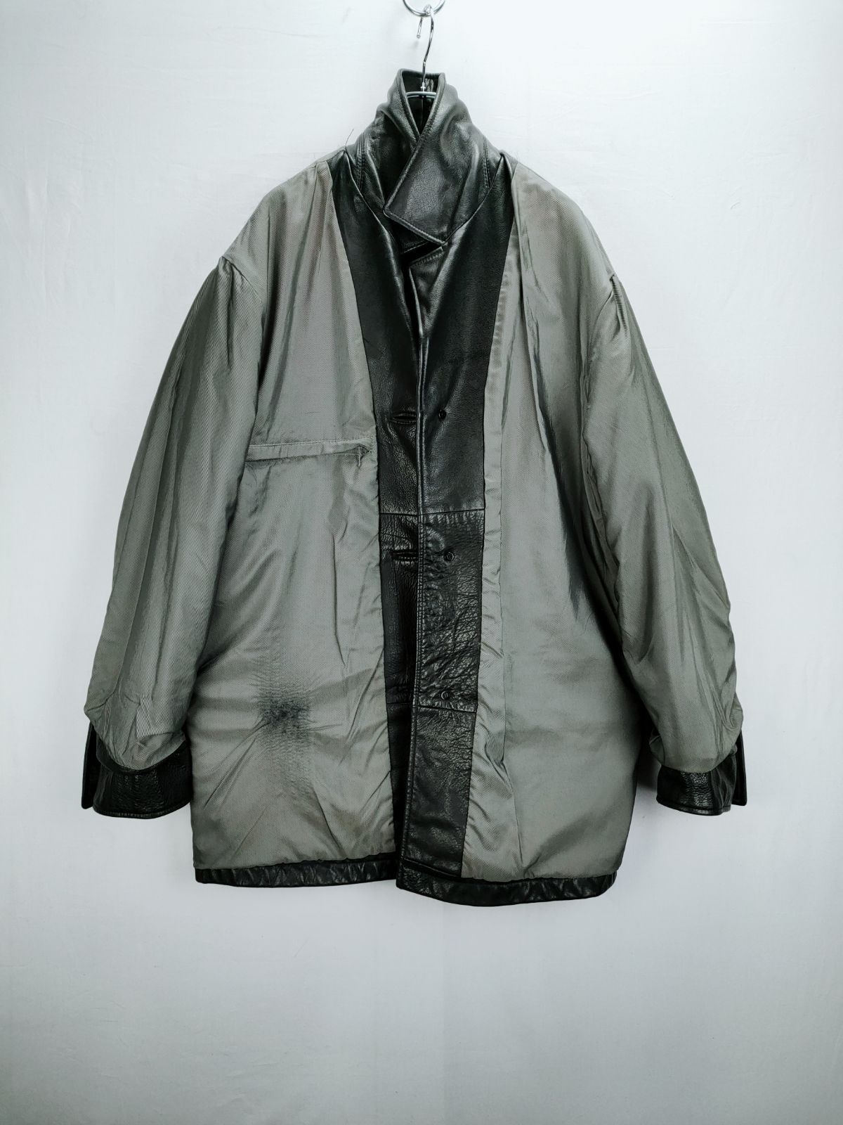 NAUTICA ノーティカ レザー カーコート ブラック 44 - メルカリ