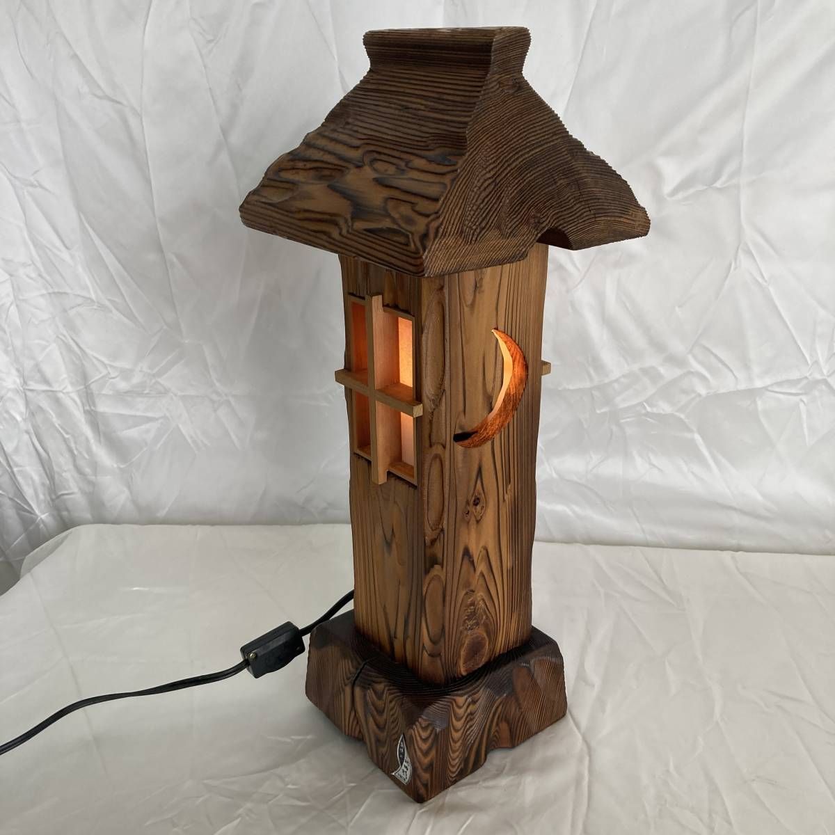 屋久杉　置物　骨董品　時代物　灯籠　灯篭 屋久杉置物骨董品時代物灯籠灯篭