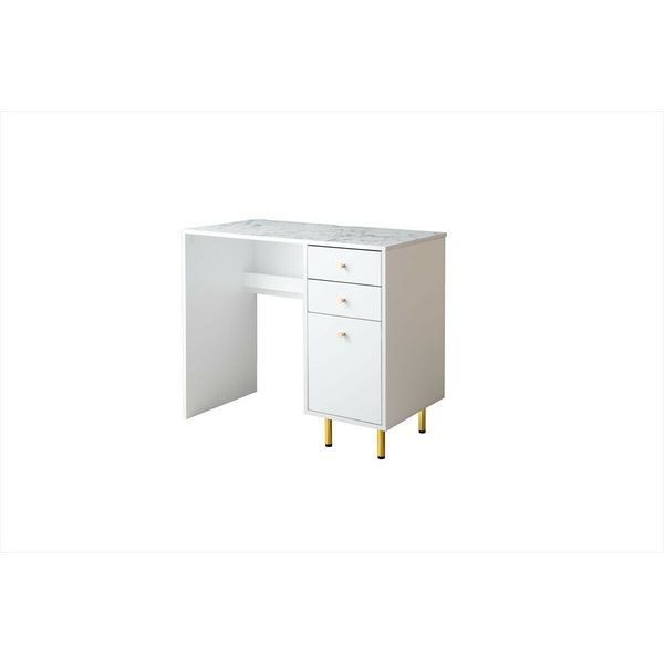 デスク 机 パソコンデスク 幅90cm 引き出し付き デスク Camila(カミラ