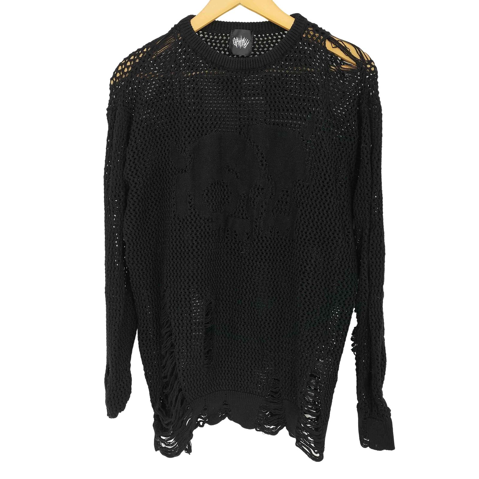 ユーズドフルギ USED古着 gamchu 2頭NEET Knit ダメージ加工ニット