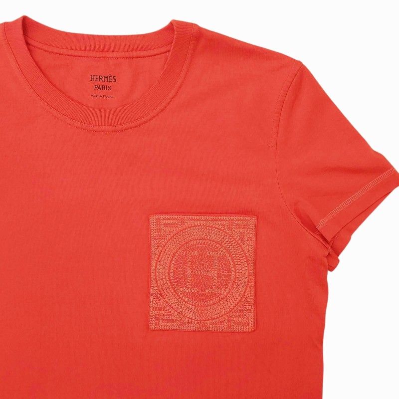 エルメス HERMES Tシャツ カットソー 半袖 HERMES - 美品 エルメス HERMES Tシャツ カットソー 半袖