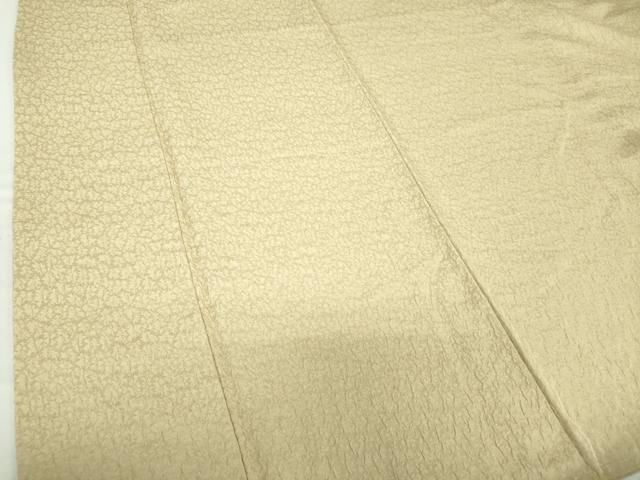 平和屋着物○上質な色無地 霞地紋 砥粉色 正絹 逸品 未使用 DAAS3891ps