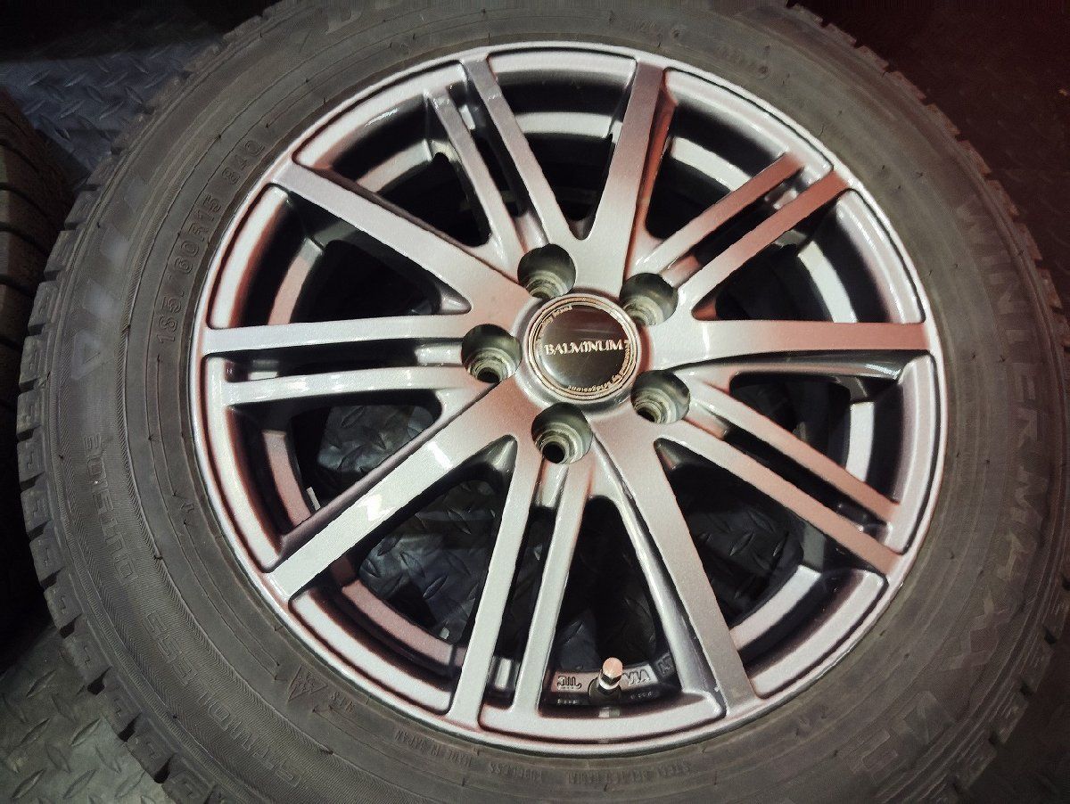 中古】DUNLOP 25年製 ハイエース 純正 15インチ スチール