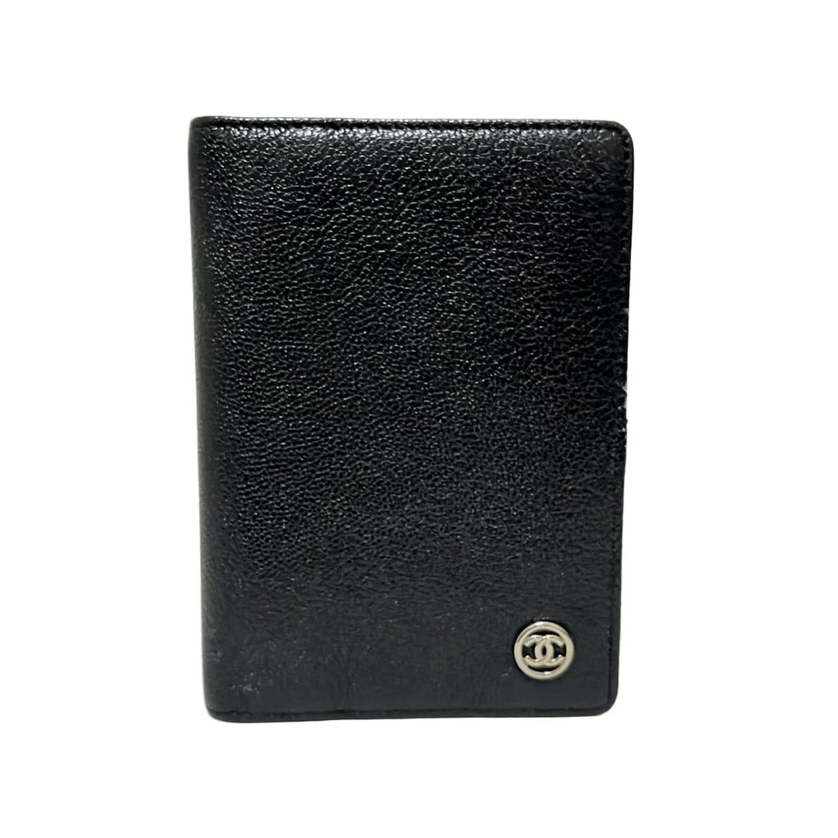CHANEL シャネル 手帳 - 黒 シルバー金具 レザー