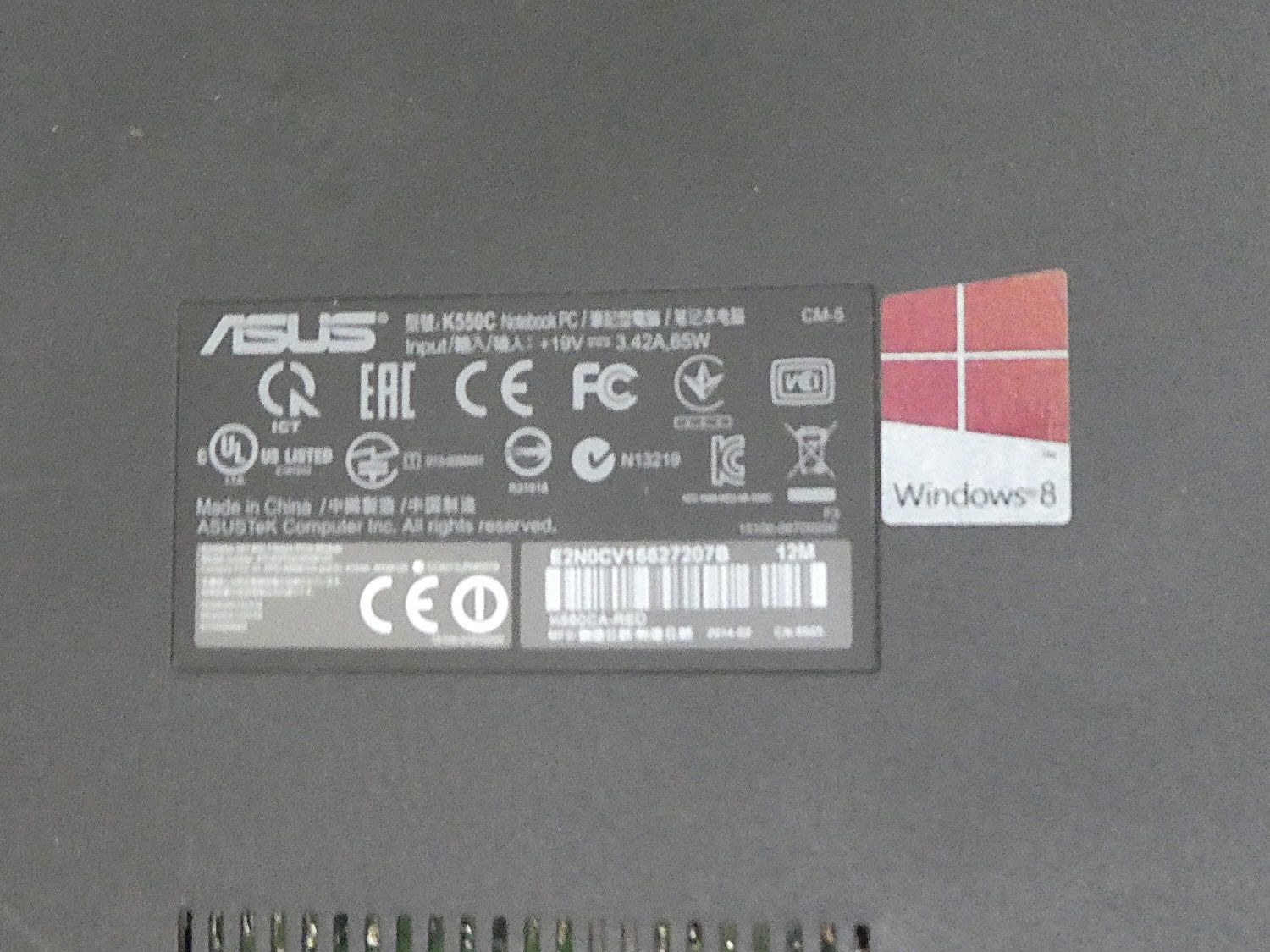 訳あり中古】ASUS K550C i3/Win10 ジャンク - メルカリ