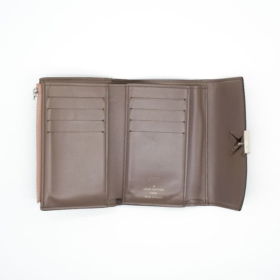 折り財布 ピンクベージュ