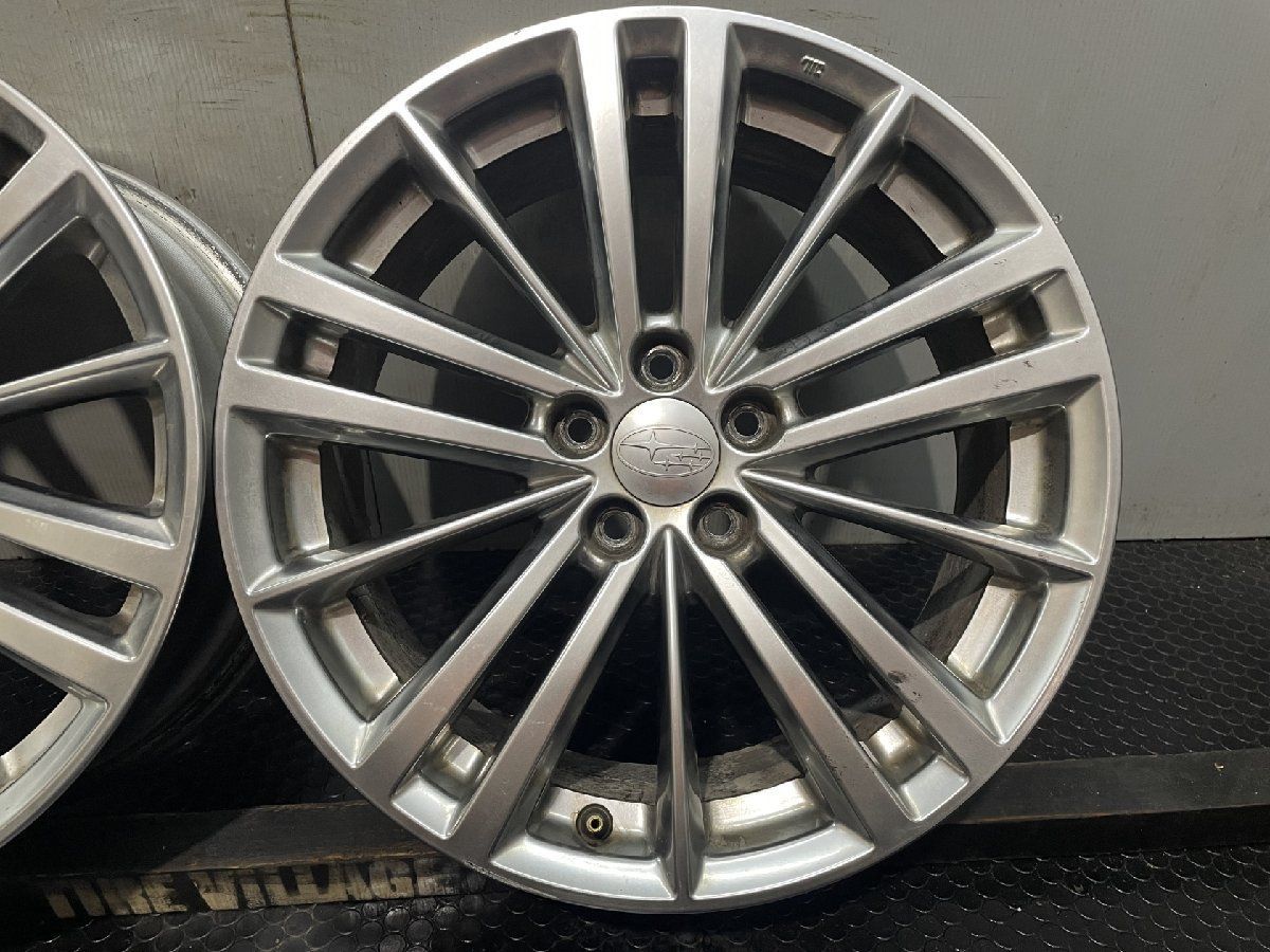 SUBARU スバル インプレッサスポーツ 純正ホイール 17インチ 4本 7J5HPCD100+48 スバルXV フォレスターにも　(MHZ663)クレジットカード QRコード決済可能 SUBARU スバル インプレッサ 純正ホイール 17インチ 4本 7J5HPCD100+48