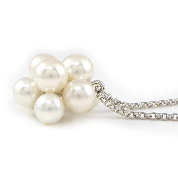 タサキ 田崎真珠 TASAKI ネックレス パール 6.0-7.0mm珠 K18WG