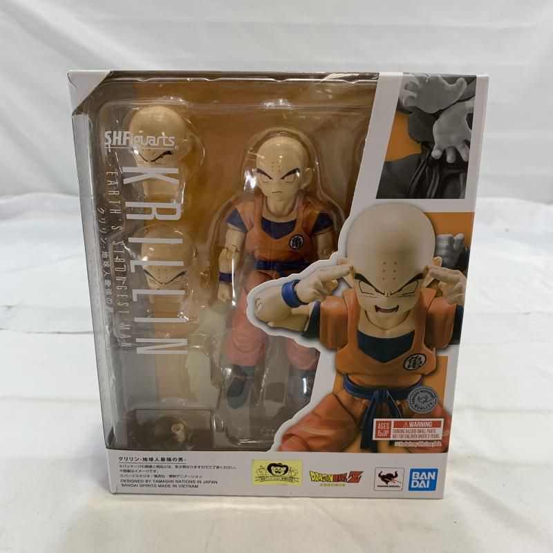 中古】開封)BANDAI S.H.Figuarts クリリン 地球人最強の男