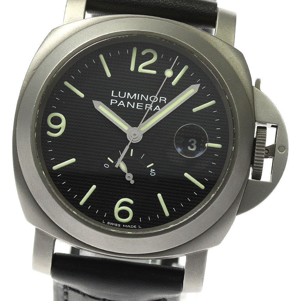 パネライ PANERAI PAM00028 ルミノール パワーリザーブ 世界1000本限定 自動巻き メンズ良品_808692