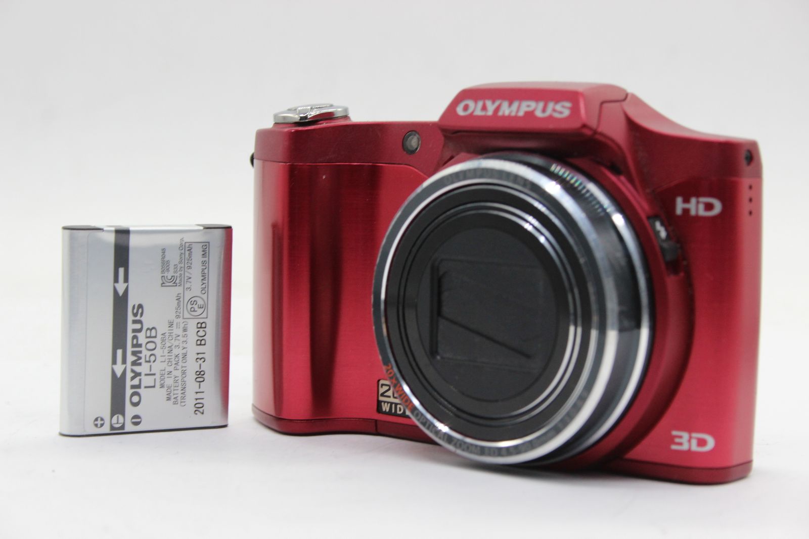 OLYMPUS デジタルカメラ SZ-11 レッド 1400万画素 光学20倍ズーム 広角 ...