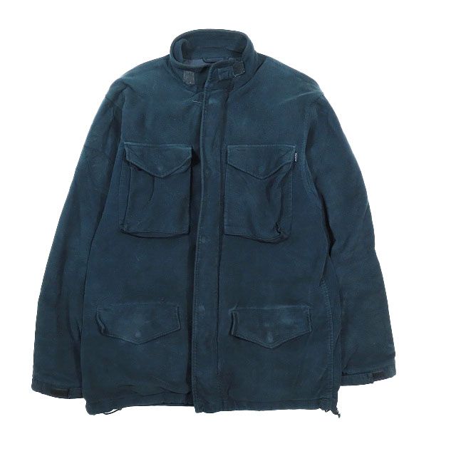 シュプリーム SUPREME フィールドジャケット ミリタリージャケット ダブルジップ ヴィンテージ アウター グリーン系 L メンズAA 