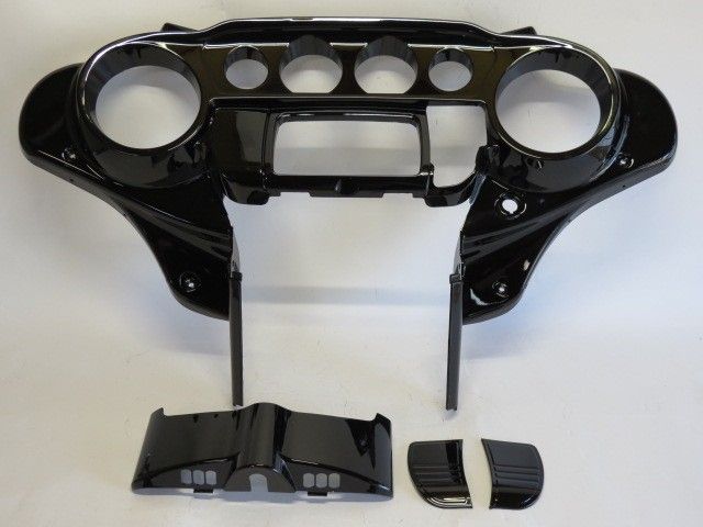 Harley用 Touring FLH 2014-2025 インナーフェアリング 黒