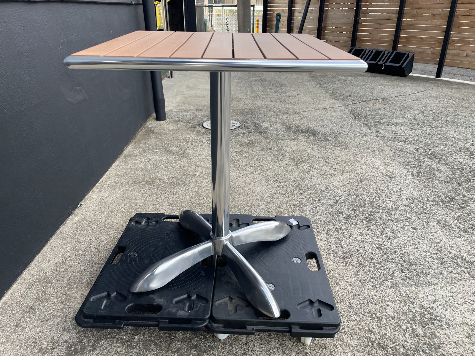 DULTON ダルトン アルミニウム製 カフェテーブル コーナー サイド ブラウン MARWIL-DEMENAGEMENTS_CH