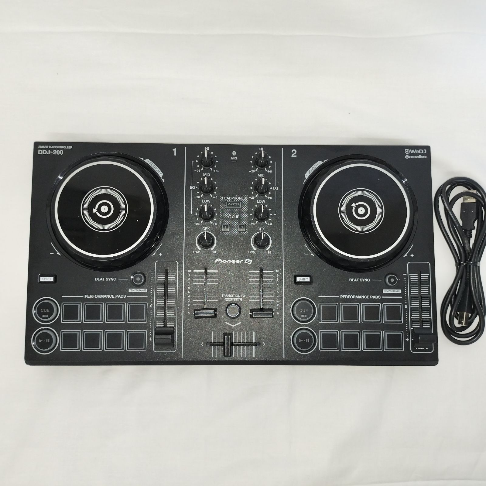 PIONEER DDJ-200 スマートDJコントローラー 品 通電 済
