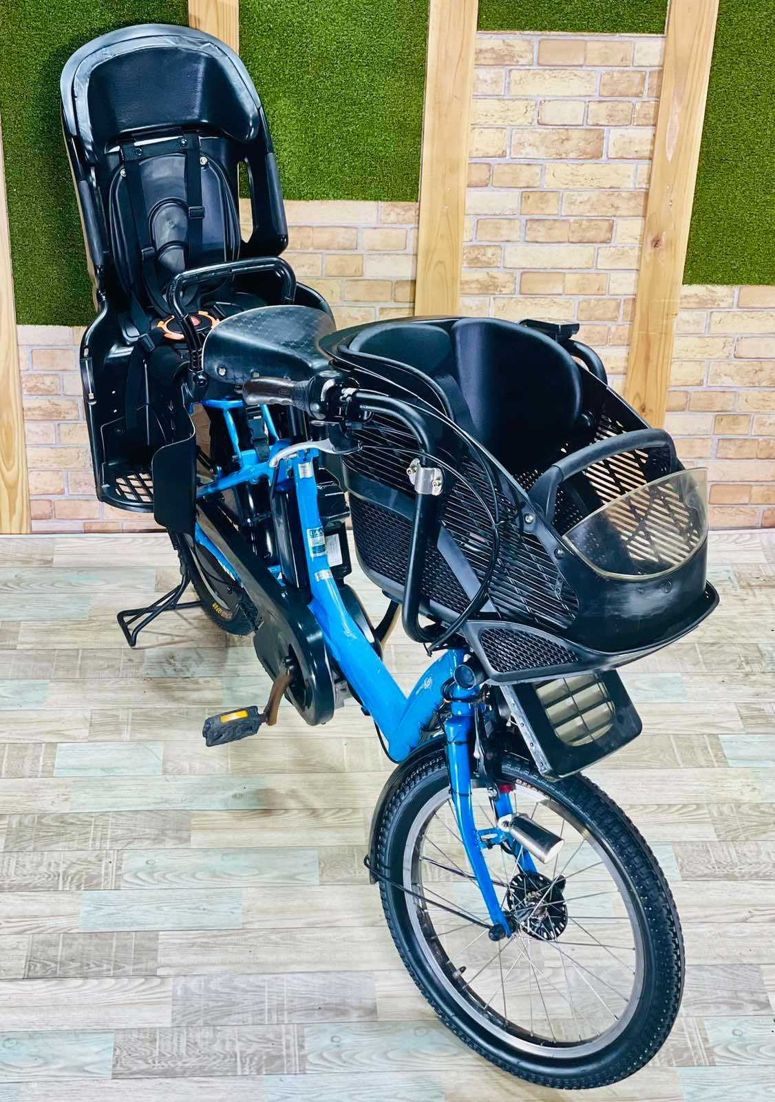 最終値下げ　YAMAHA 電動アシスト自転車　前バスケット付き　青 最終値下げYAMAHA 電動アシスト自転車前バスケット付き青