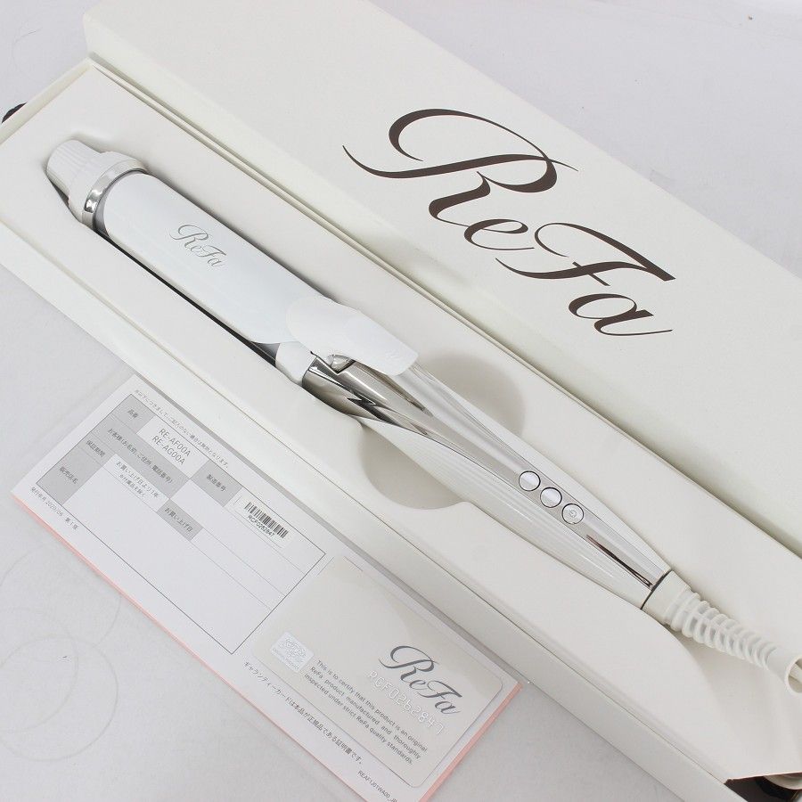 RE-AF00A ReFa BEAUTECH CURL IRON 32mm ホワイト M888 ReFa CURL IRON