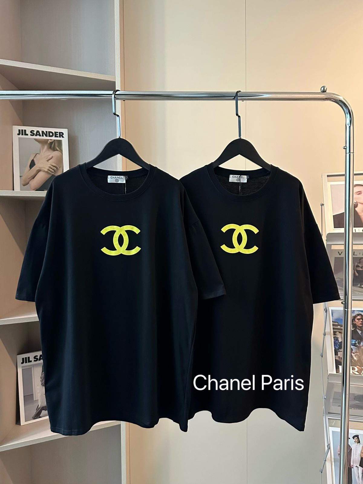 CHANEL 夏の新重工パイルロゴ半袖Tシャツ - メルカリ