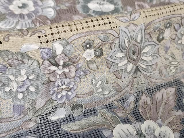 平和屋本店■極上　中国三大刺繍　スワトウ刺繍　総刺繍　訪問着　辻が花　暈し染め　金通し地　逸品　CYAA2334s5 平和屋本店□極上 中国三大刺繍 スワトウ刺繍 総刺繍 訪問着 辻が花