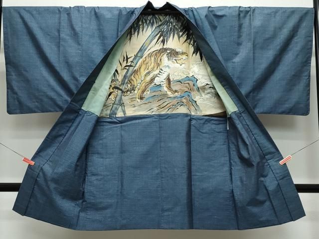 平和屋着物○男性 本場大島紬 アンサンブル 7マルキ 正絹 逸品