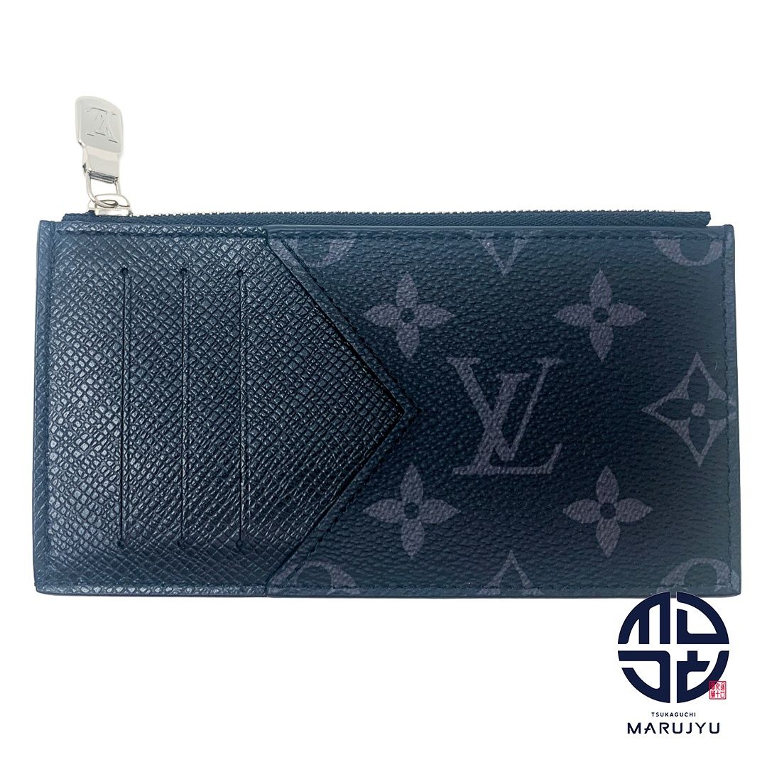 LOUIS VUITTON ルイヴィトン タイガ モノグラムエクリプス ノワール 黒 ブラック コインカード･ホルダー M30271 コインケース 小銭入れ カードケース ブランド 小物 メンズ