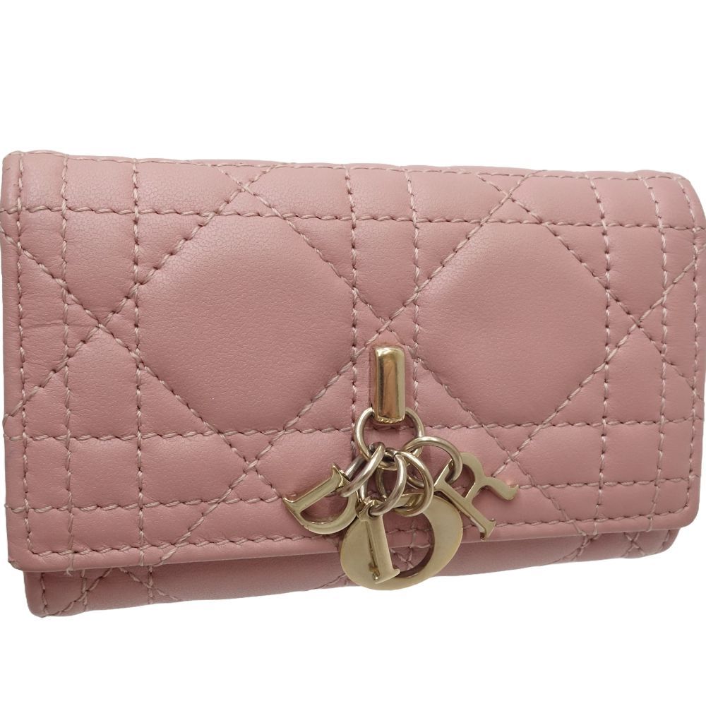 Christian Dior クリスチャンディオール キーケース カナージュ