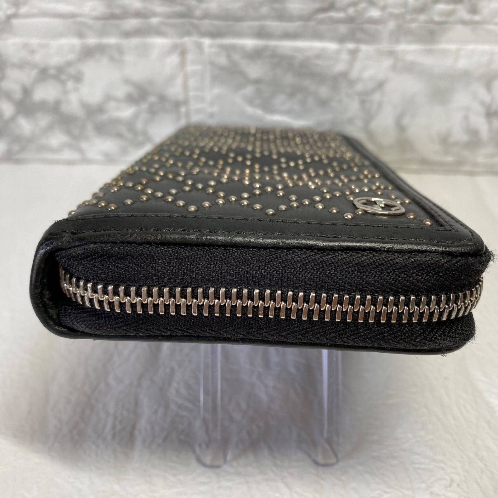 希少❗️ 🧡美品🧡 GUCCI ラウンドファスナー長財布 ブラック黒