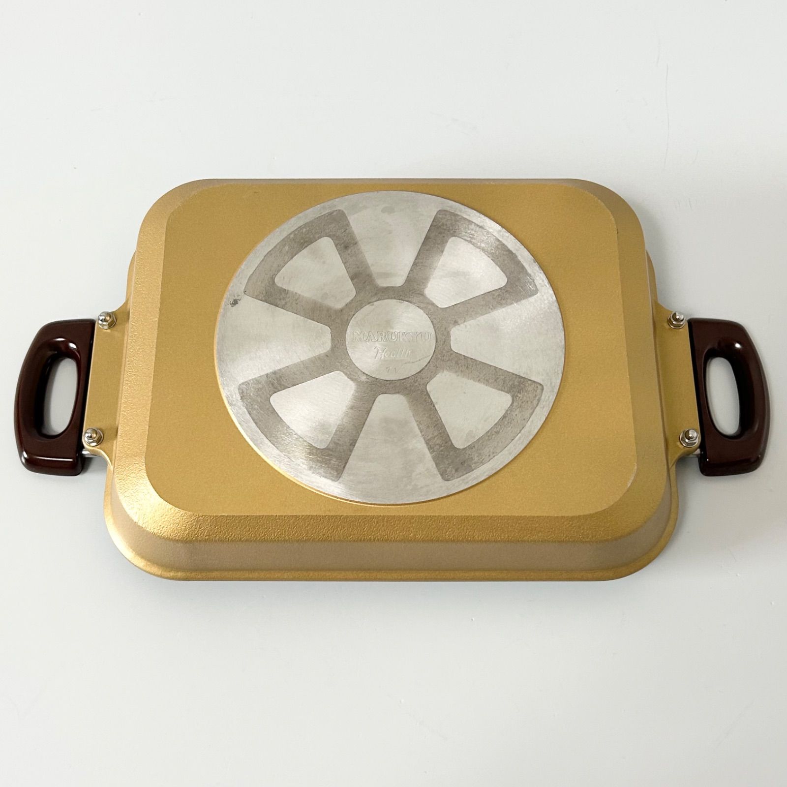 廃盤 マル球産業 スーパークッカー ゴールド 両手鍋 グリルパン 魚焼き スクエア USTAUSTRALIA_COM_AU