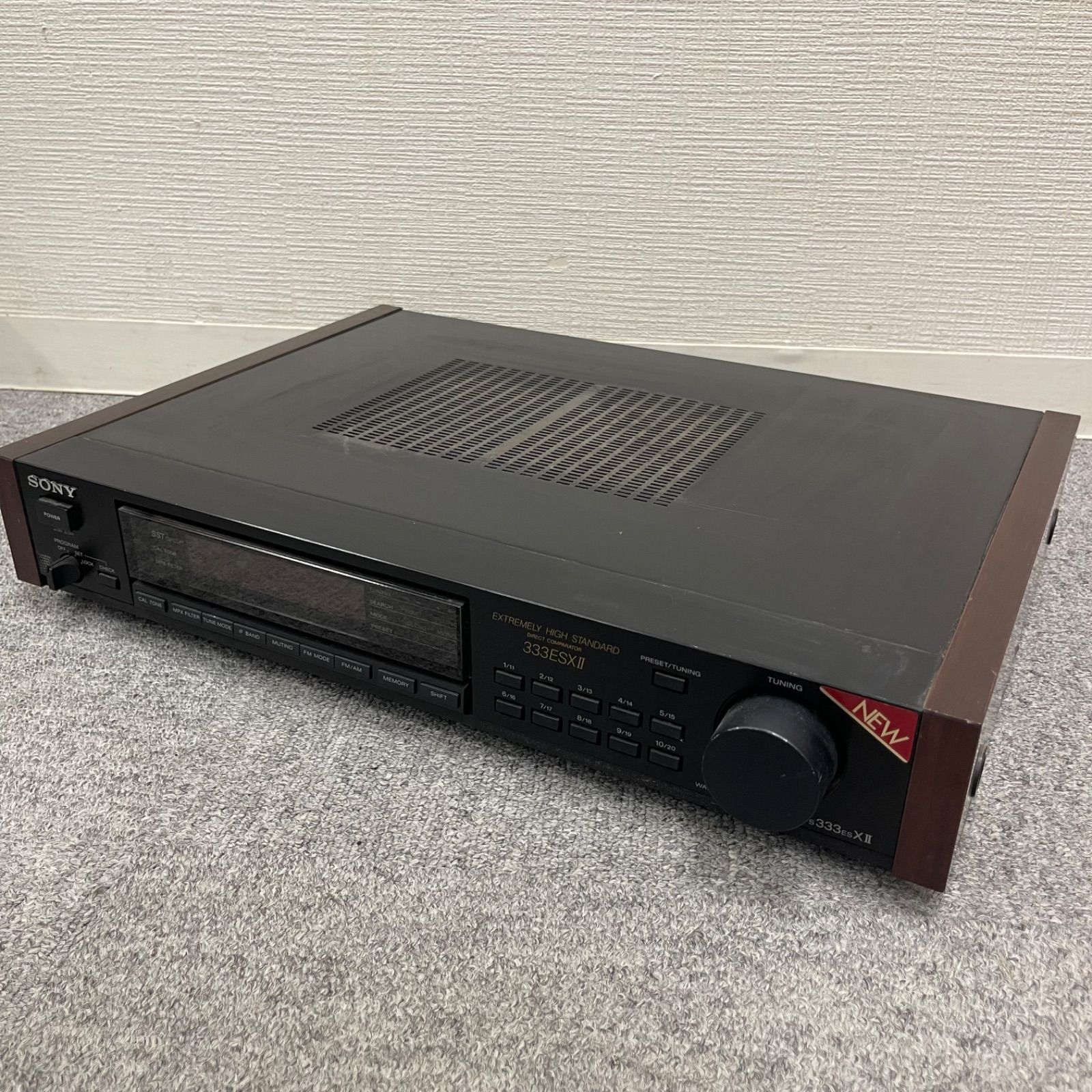 ジャンク SONY ソニー FM AM チューナー ST-S333ESXⅡ NPA】ジャンク SONY ソニー FM AM チューナー ST-S333ESX Ⅱ レトロ