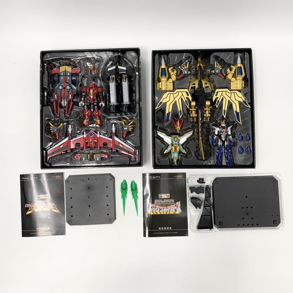 【中古】開封 THE合体 グリッドマン Universe Fighter&amp;ビッグゴルドバーン DXダイナゼノン 2種セット ローグカイゼルグリッドマン[17][240017694722] 劇場版『グリッドマン ユニバース』グリッドマン＆ビッグゴルド