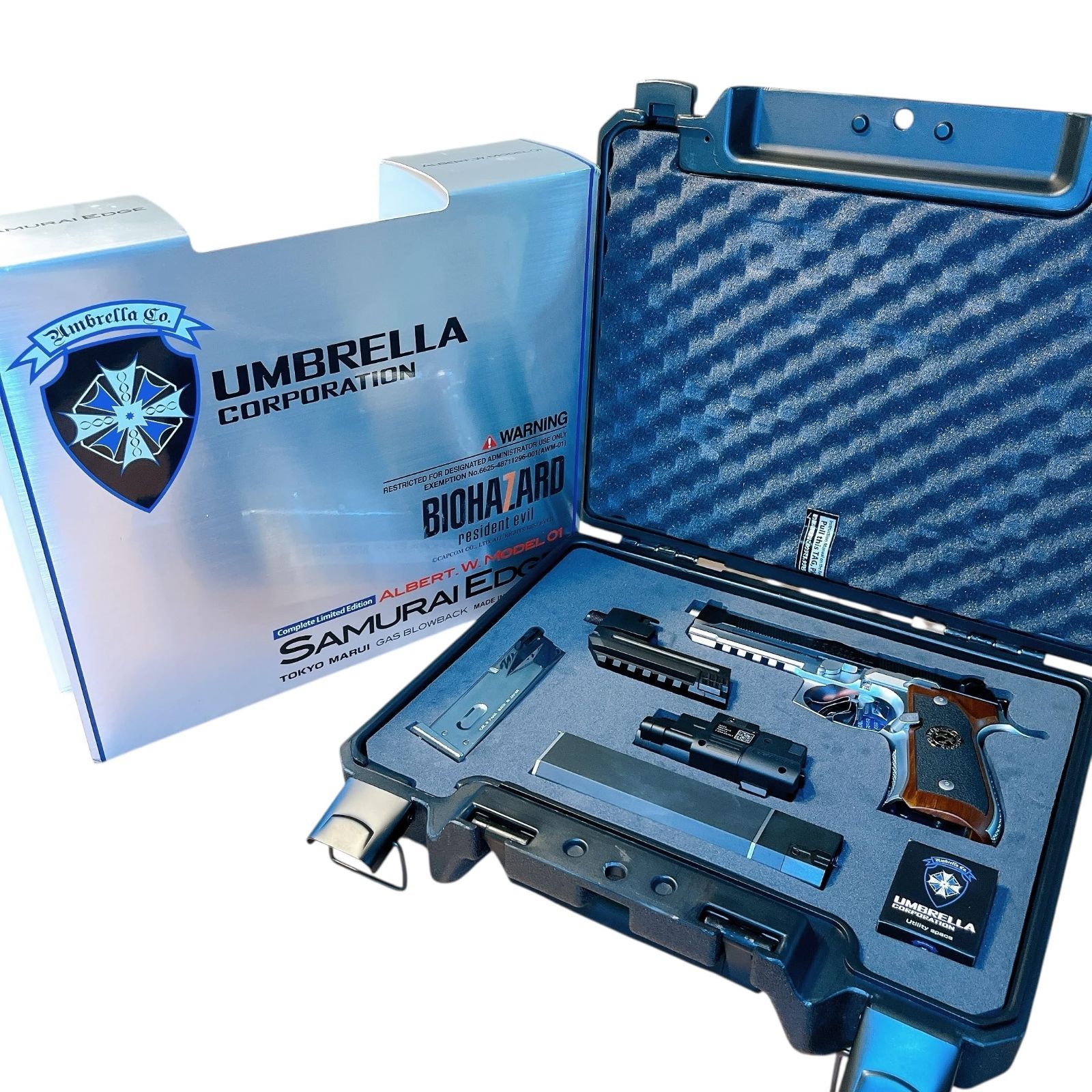 東京マルイ バイオハザード サムライエッジ アルバート.W.モデル01 SAMURAI EDGE ALBERT.W.MODEL 01 18歳以上ガスブローバック ○1525