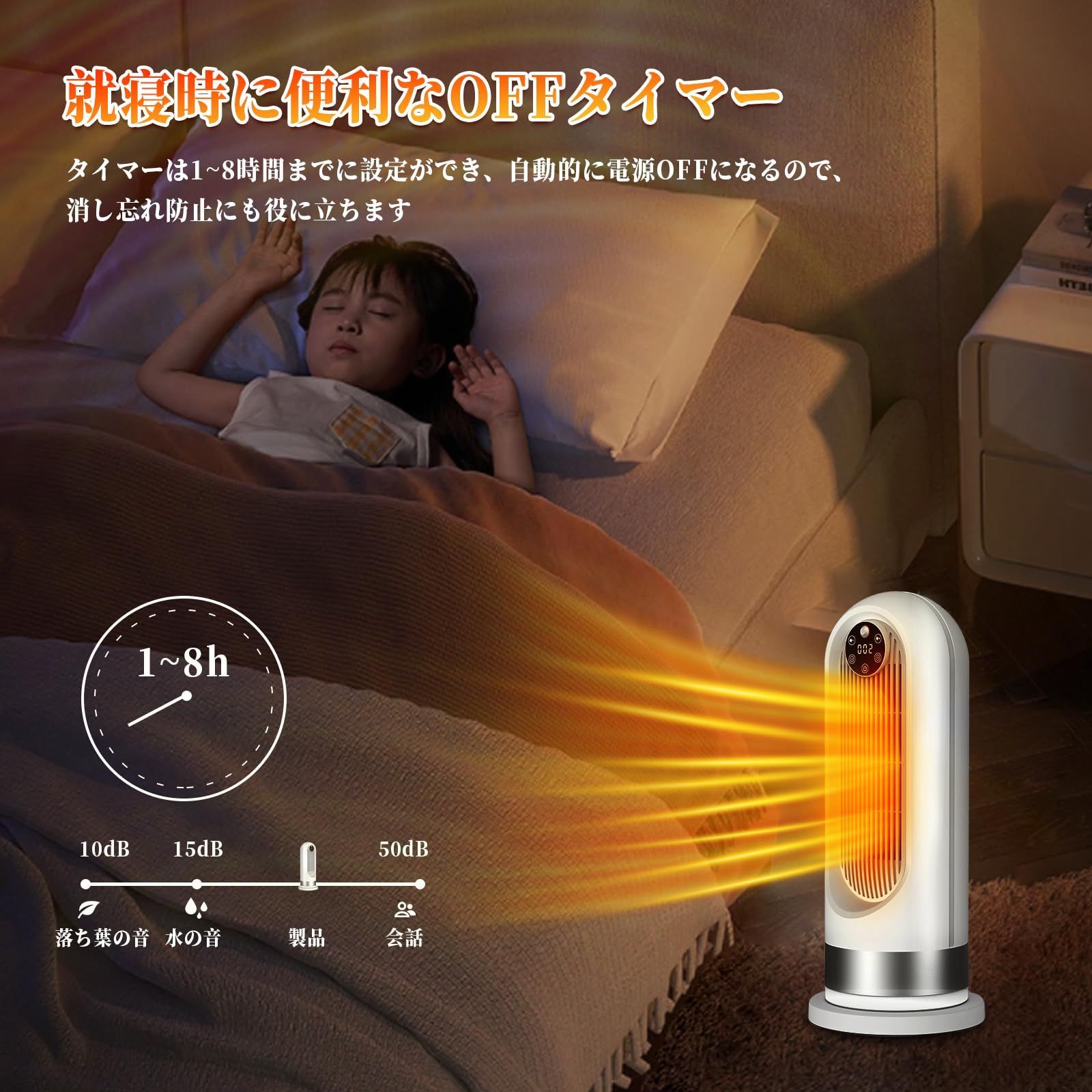 数量限定】暖房器具 電気ストーブ 省エネ セラミックファンヒーター 速暖 100°首振り 3段階温度調整 小型【2023冬・新登場・人感センサー】電気 ファンヒーター 1200W大風量 足元ヒーター LEDディスプレ 8Hタイマー機能 電気ヒーター リモコン付 - メルカリ