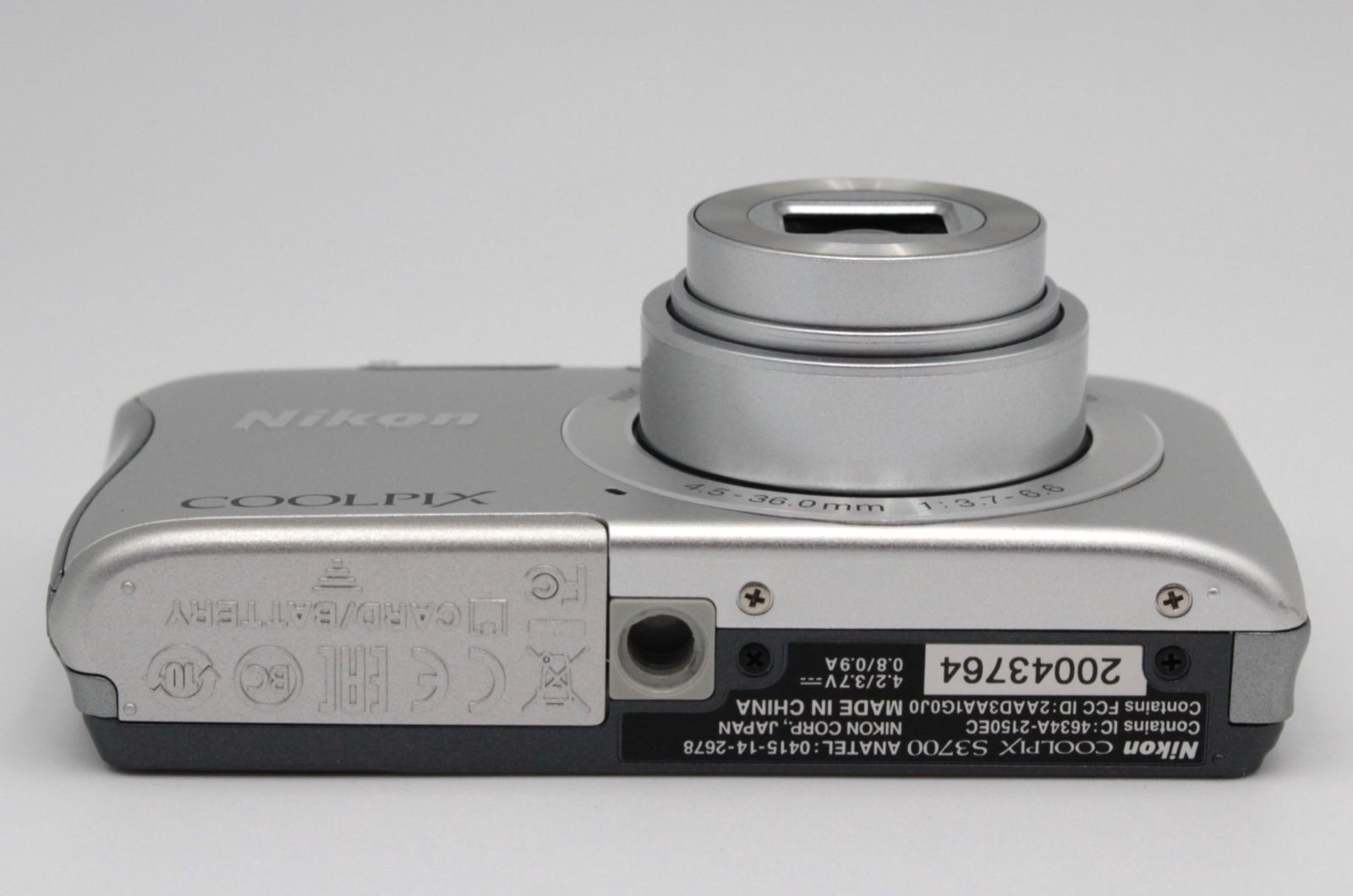 □極上品□ Nikon COOLPIX S3700 シルバー #58a05 【公式通販】