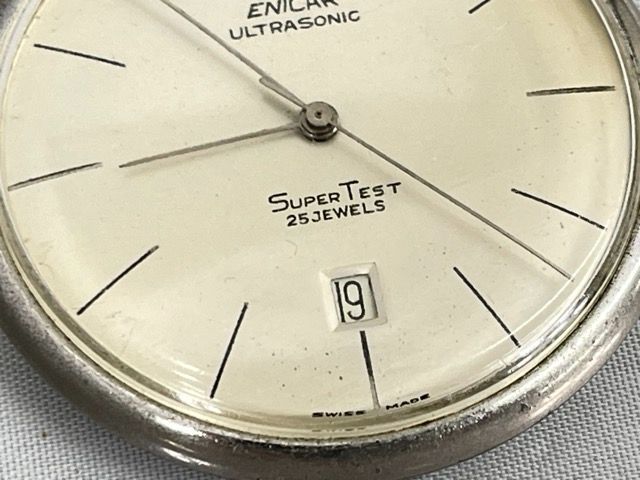 【T】ENICAR エニカ ULTRASONIC ウルトラソニック 懐中時計 エニカ ウルトラソニック 懐中時計 Cal.UNITAS 285 / ENICAR