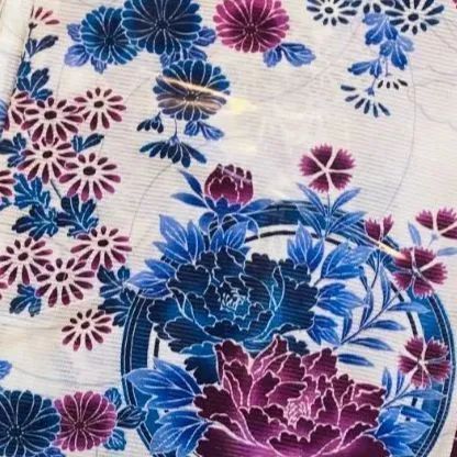 喜織屋]＊新品＊単品＊＊浴衣＊◇ノー皺加工最高級カルキュロ