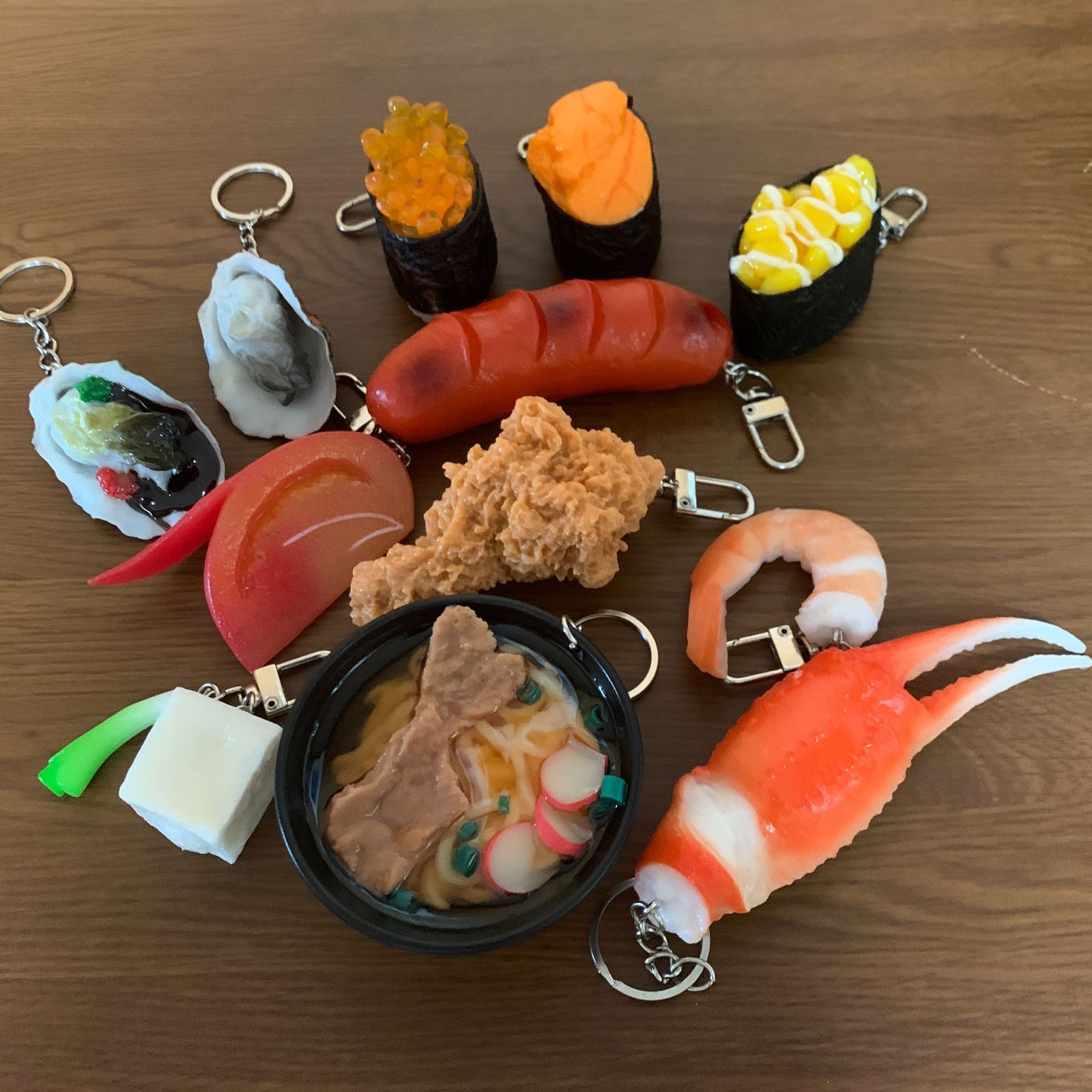 セール☆食品サンプル キーホルダー お寿司 エビ えび 海老 リアル 