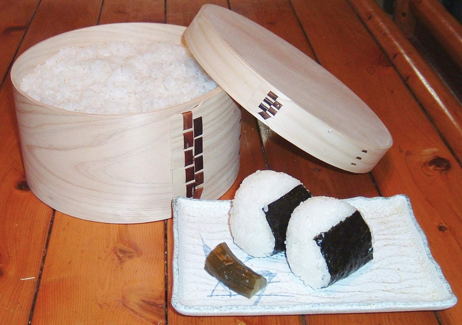 品質保証！ 在庫処分 電子レンジ対応 3合用 さくら さわら ひのき 木製 日本製 曲げ輪 手造り おひつ 木曽工芸 【お中元ギフト】