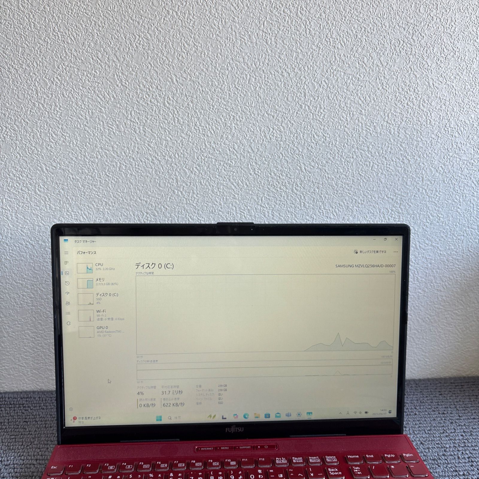 LIFEBOOK AH43/F3 Ryzen3／24GB／1TB搭載 Amazon.co.jp: 富士通