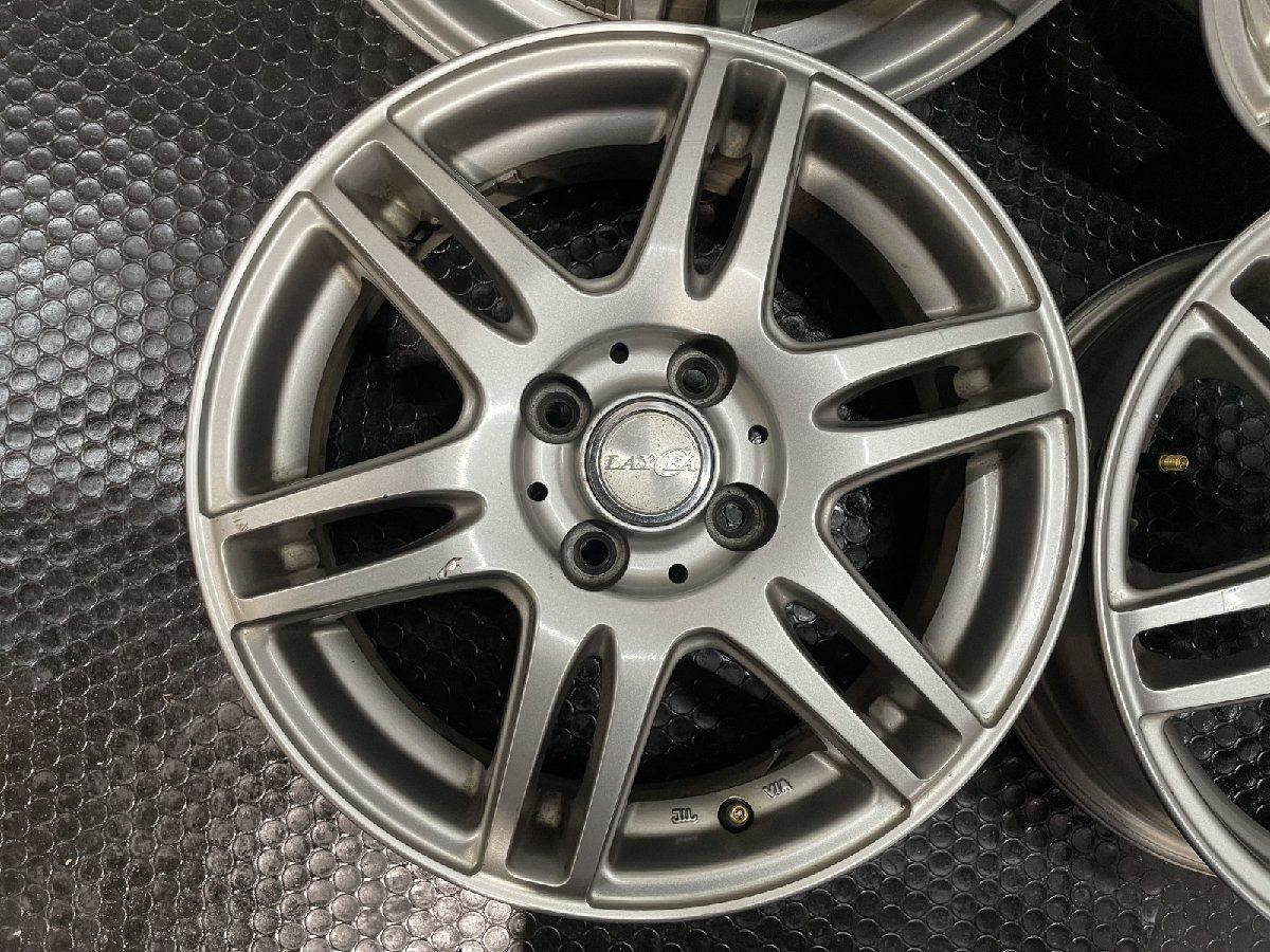 YFC LAYCEA レイシア 15インチ 4本 5.5J4HPCD100 42 ヴィッツ フィット イスト アクア ノート イスト デミオ等 MHD440
