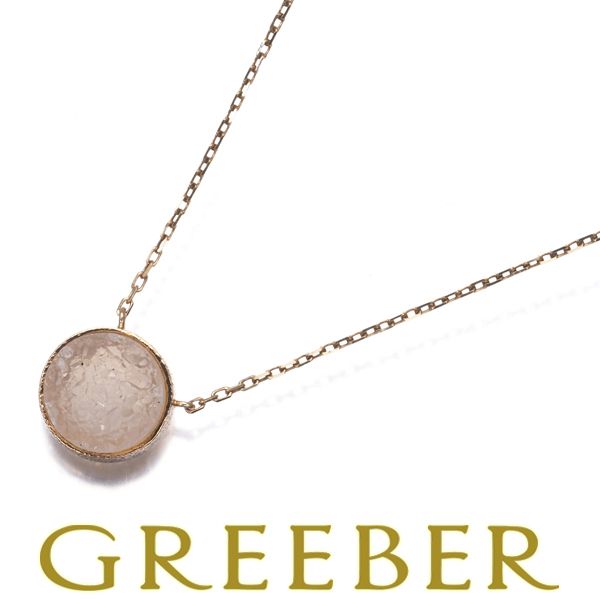 アガット ネックレス クォーツ クラスター K10YG #178733