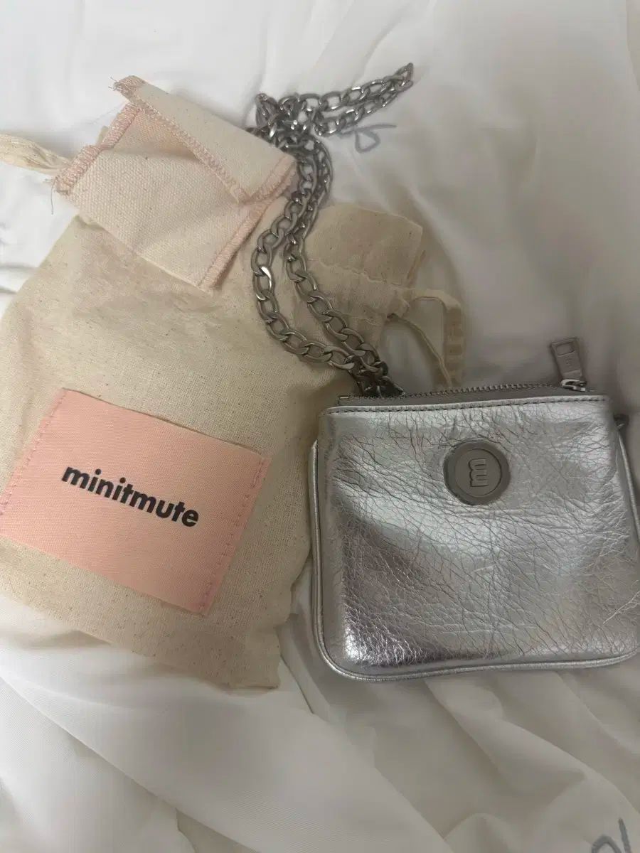 MINITMUTE(ミニミュート) マイクロ シルバーバッグ MINITMUTE