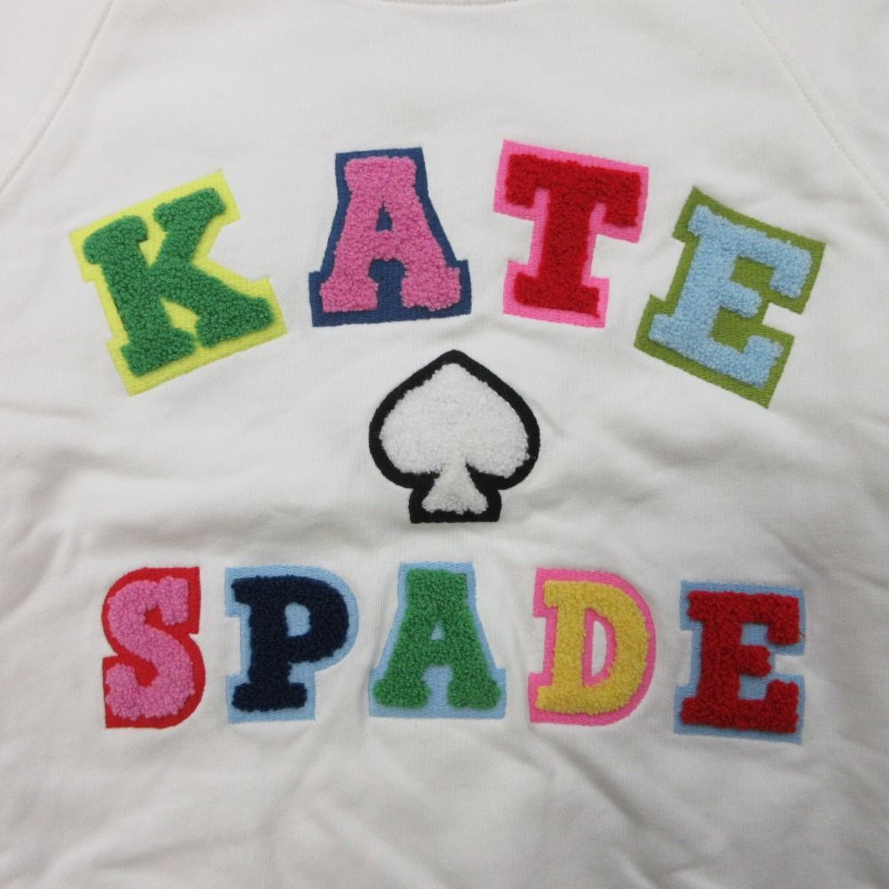 良品 Kate Spade ケイトスペード ロゴ スウェットシャツ 裏毛