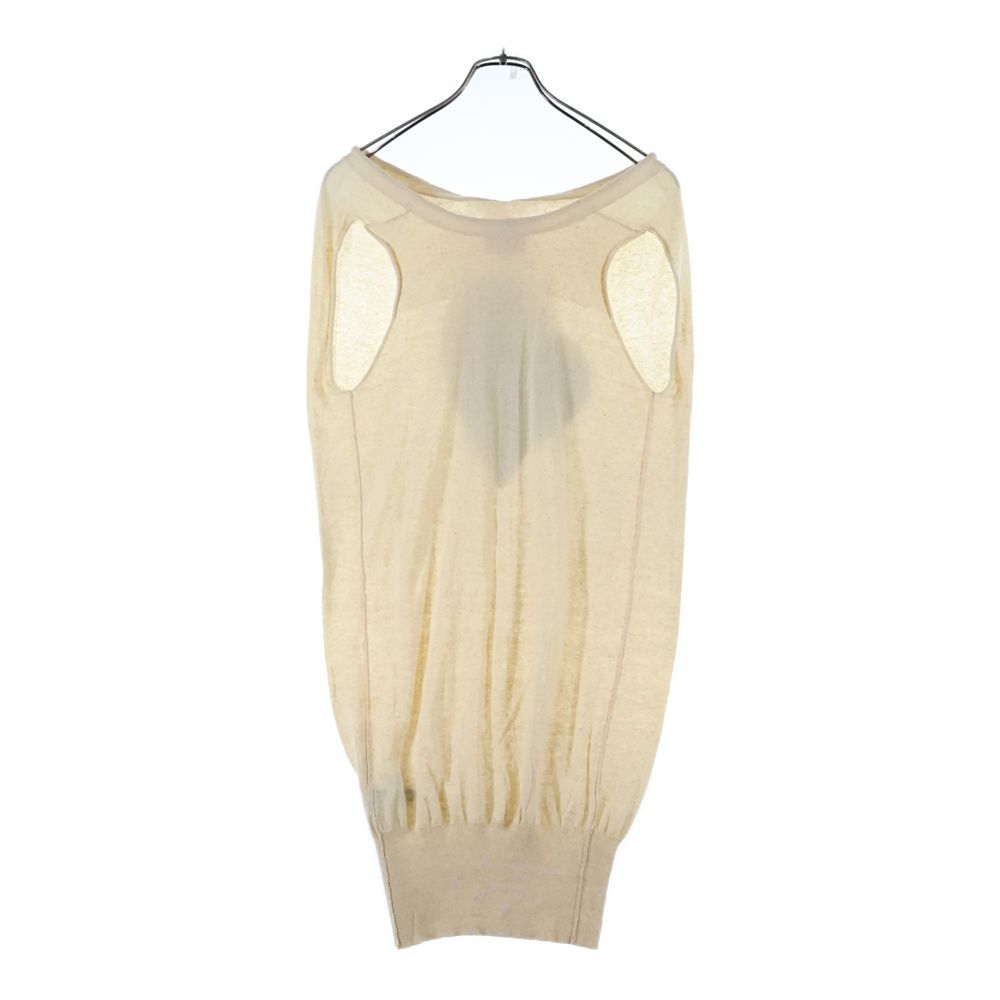 Vivienne Westwood Red Label ヴィヴィアンウエストウッドレッドレーベル ロゴ刺繍 ハートパッチノースリーブワンピース レディース ベージュ