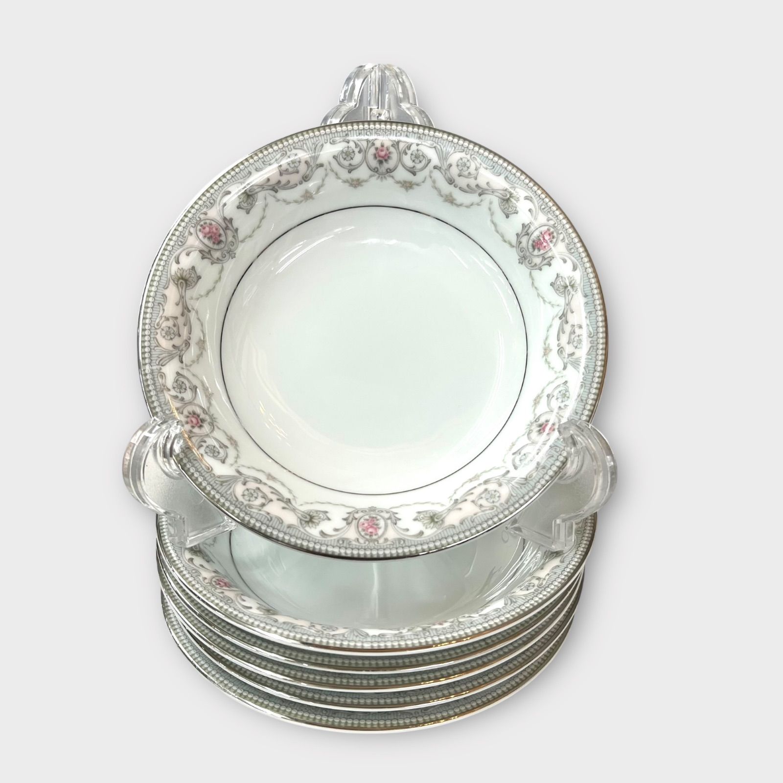 ノリタケ　スープ皿　6枚セット　廃盤品 Noritake - 【昭和レトロ】ノリタケ スープ皿（小）6枚の通販 by