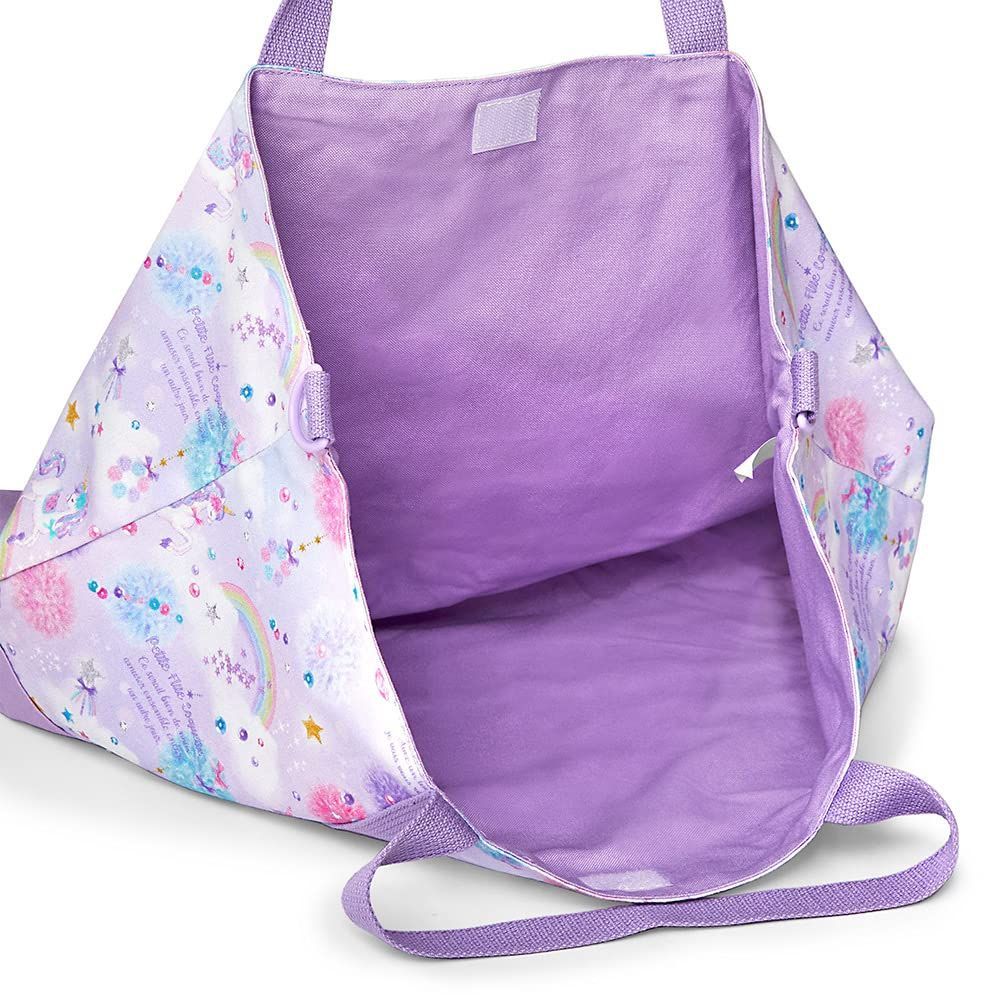 [COLORFUL CANDY STYLE] レッスンバッグ キルティング (ループ付き) はっ水キルティングタイプ ユニコーンファンタジー 撥水 軽量 汚れにくい シワ防止 女の子 NL400600 レッスンバッグ | COLORFUL CANDY STYLE